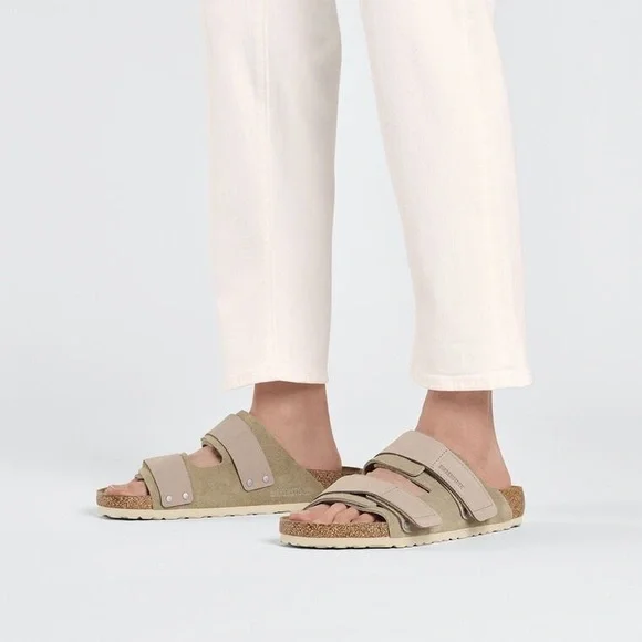 Birkenstock Uji Nubuck-Suede Leather - Taupe - Picture 3 of 11
